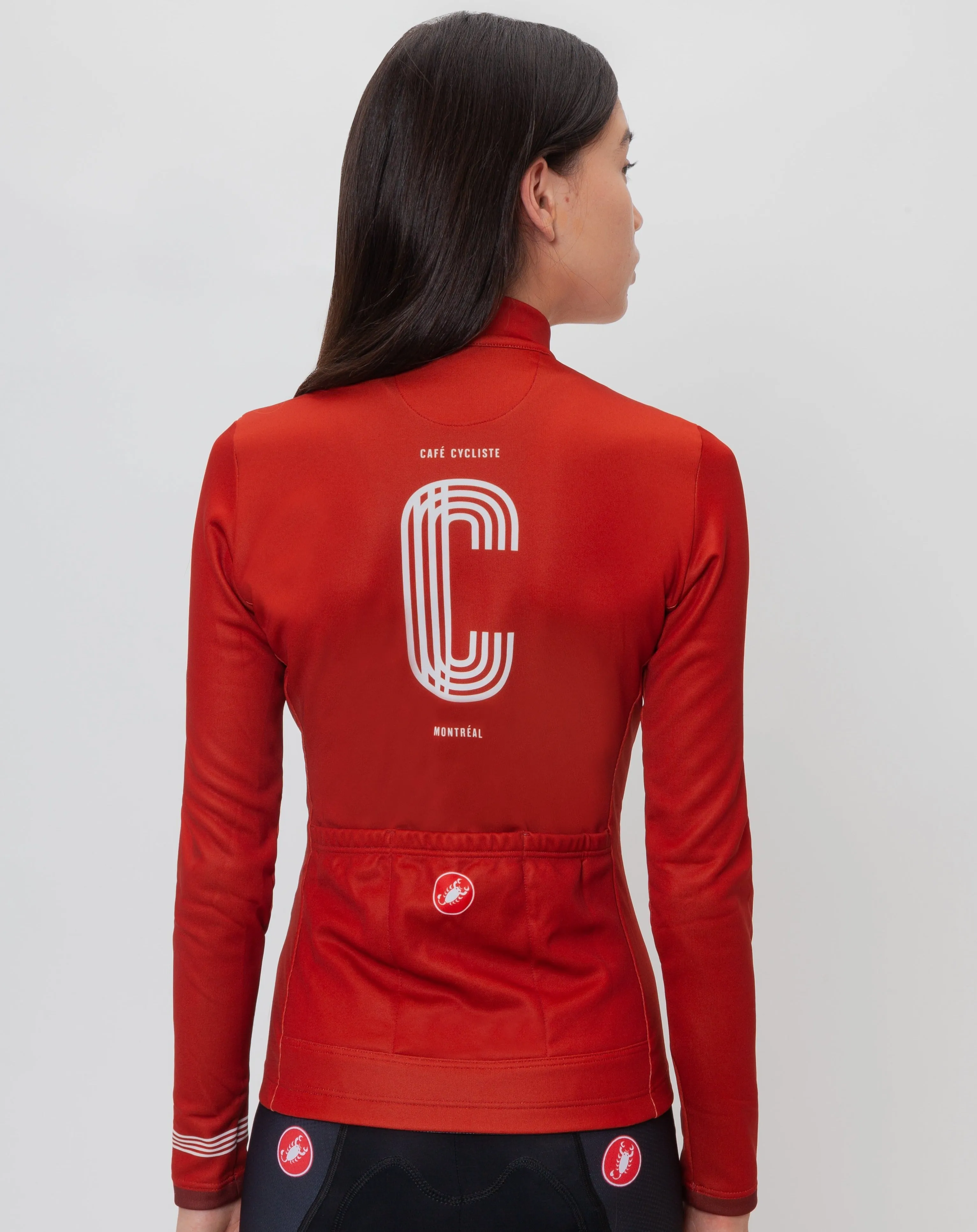Women's Signature Long Sleeve Cycling Jersey - Red