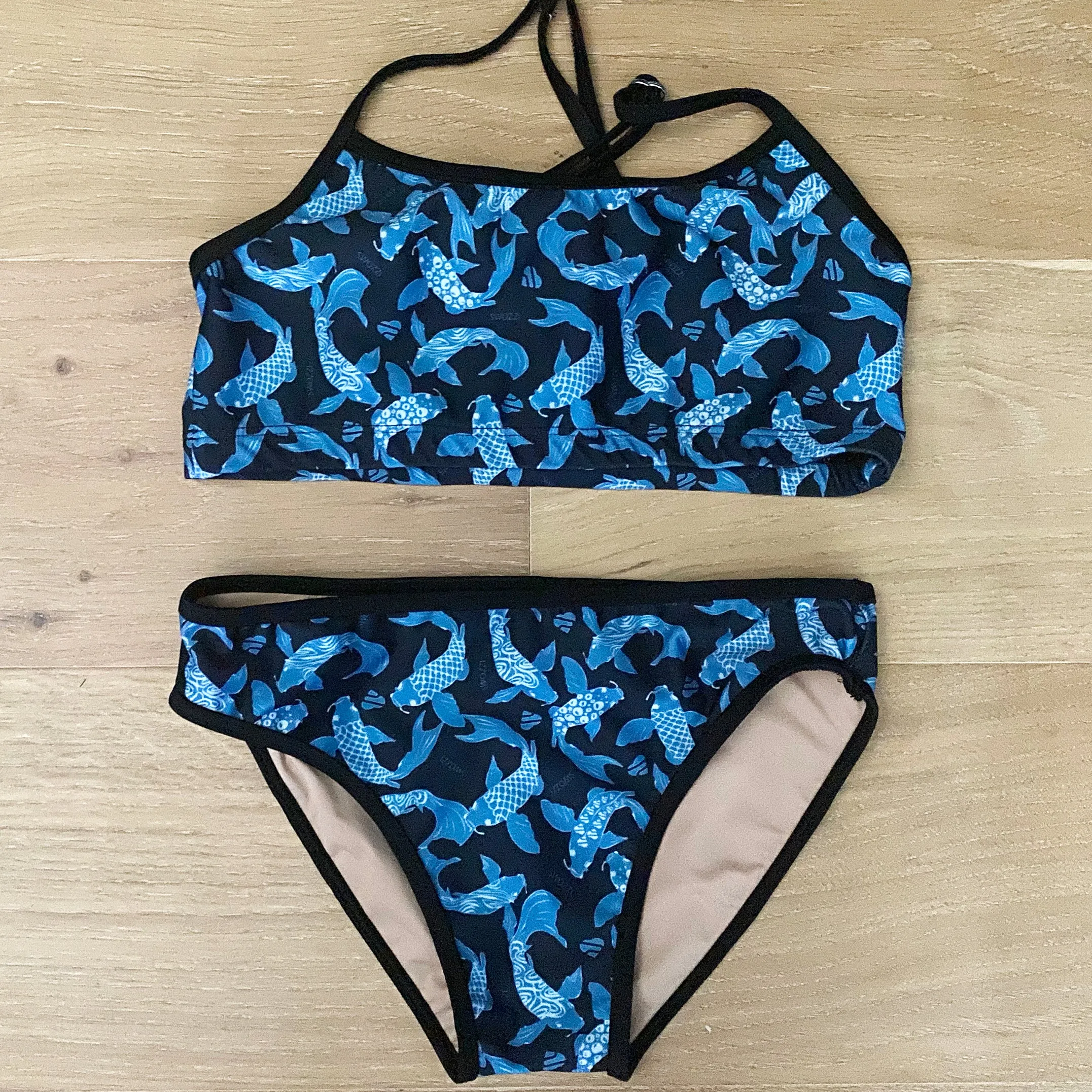 Women's Sports Bikini Koi Fish