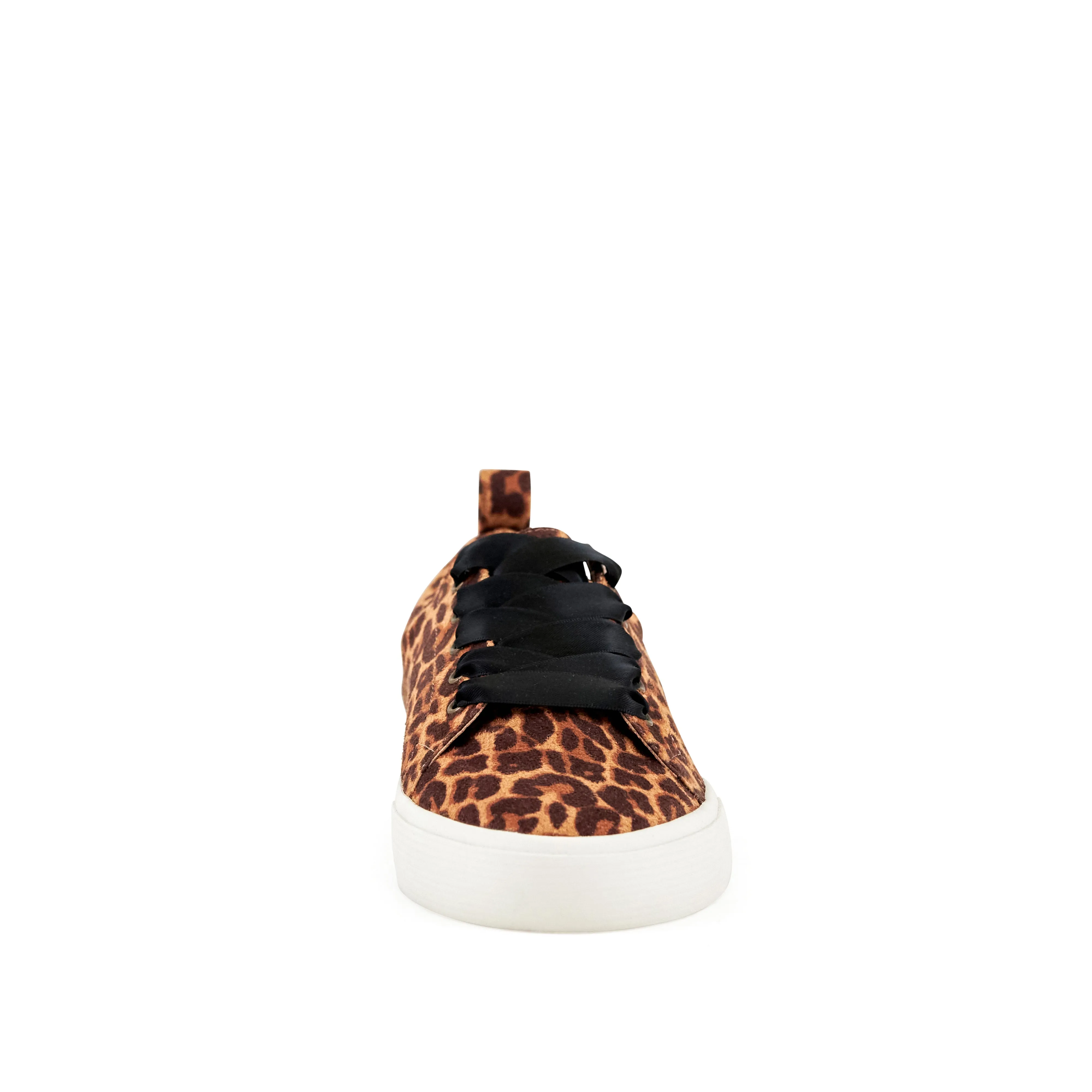 Women's Vancouver Wide Lace Sneaker Leopard by Nest Shoes