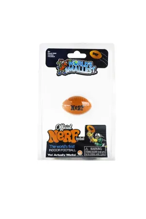 World’s Smallest Official Nerf Football