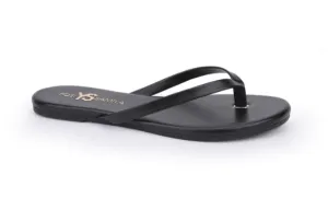 Yosi Samra Rivington Leather Flip Flop - Black