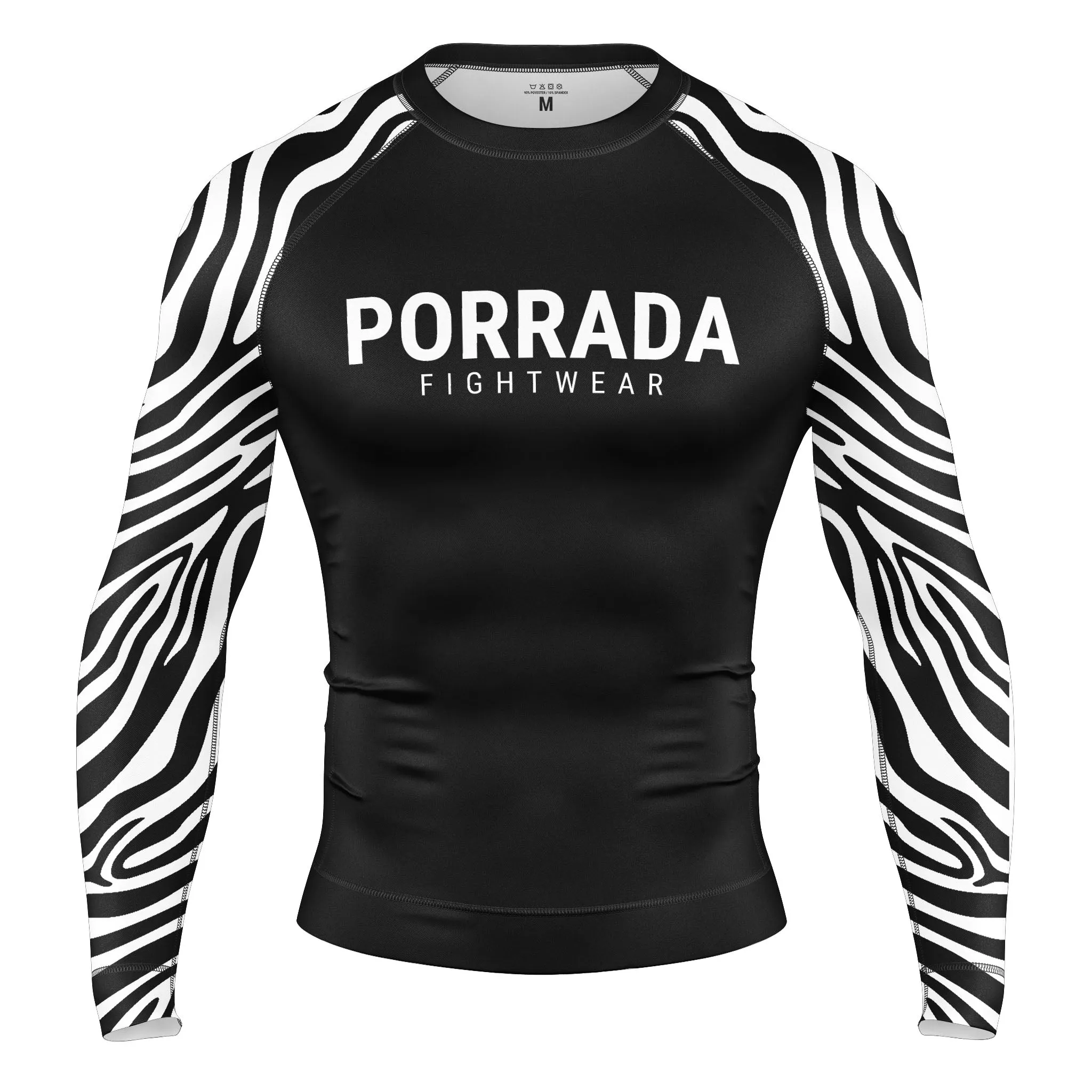 ZEBRA RASH GUARD