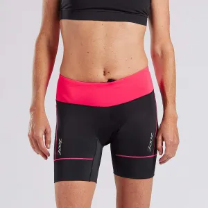 ZOOT WOMENS CORE TRI 6" SHORT - Neon Pink (Blush)